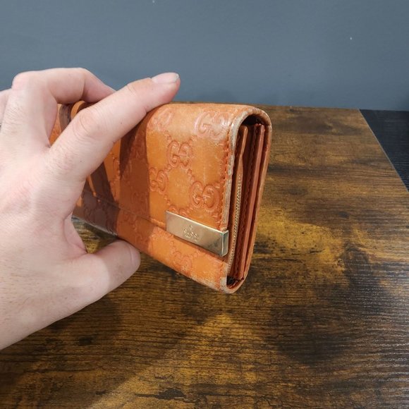 Womens Gucci Long Leather Continental Purse Wallet - Picture 9 of 10
